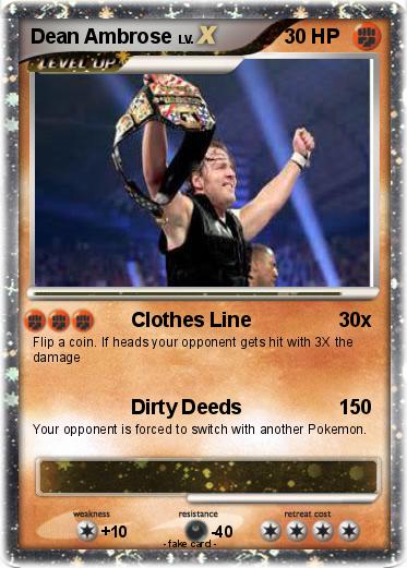 Pokemon Dean Ambrose