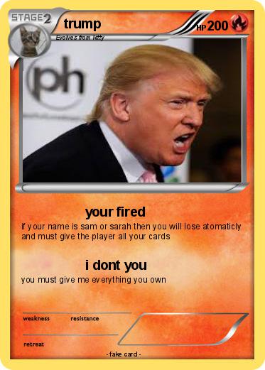 Pokemon trump