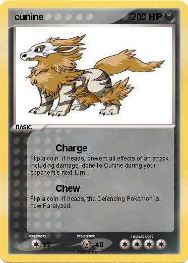 Pokemon cunine