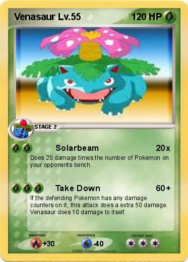 Pokemon Venasaur Lv.55