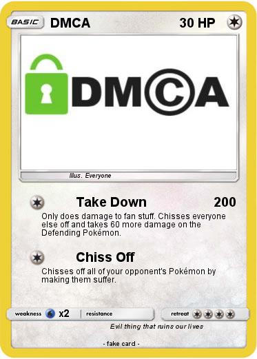 Pokemon DMCA
