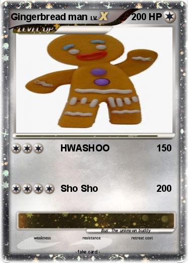 Pokemon Gingerbread man