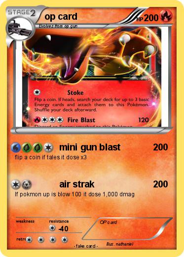 Pokemon op card