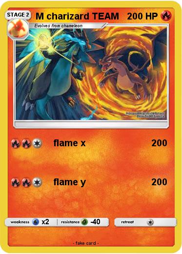 Pokemon M charizard TEAM
