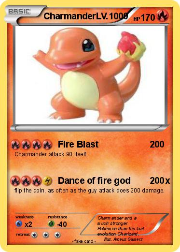Pokemon CharmanderLV.1000