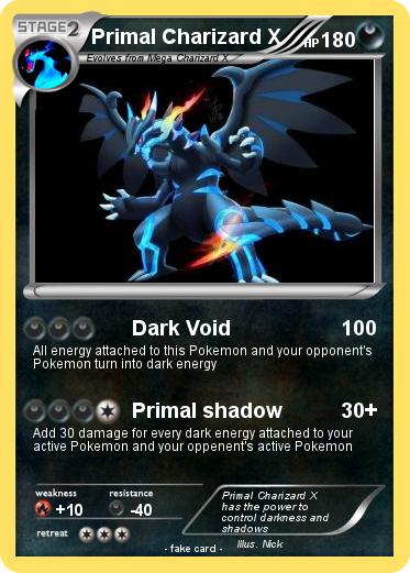 Pokemon Primal Charizard X