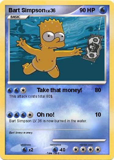 Pokemon Bart Simpson