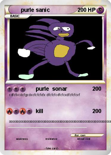 Pokemon purle sanic