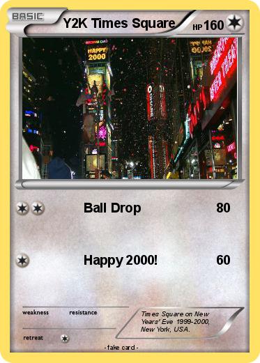 Pokemon Y2K Times Square
