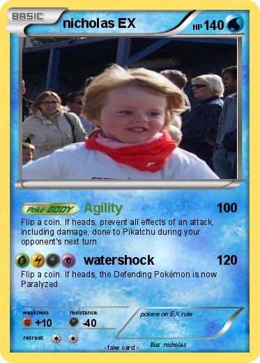 Pokemon nicholas EX