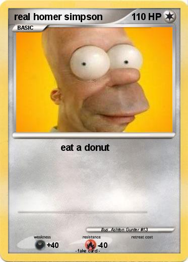 Pokemon real homer simpson
