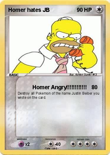 Pokemon Homer hates JB