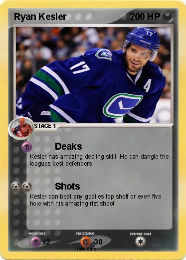 Pokemon Ryan Kesler
