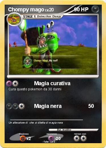 Pokemon Chompy mago