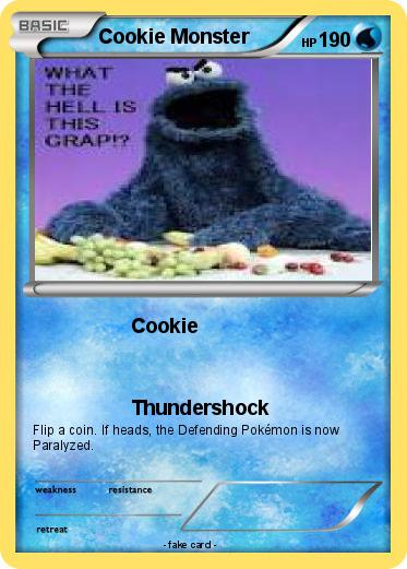 Pokemon Cookie Monster