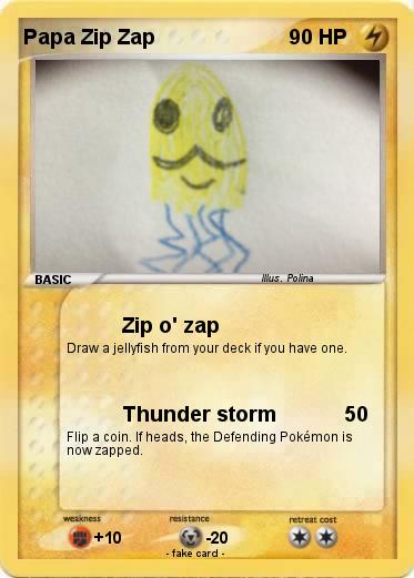 Pokemon Papa Zip Zap