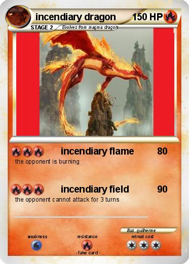 Pokemon incendiary dragon