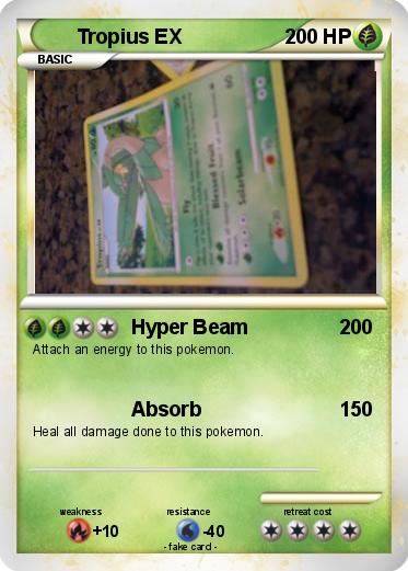 Pokemon Tropius EX