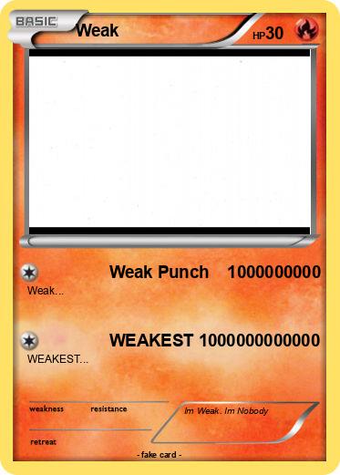 Pokemon Weak