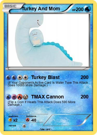 Pokemon Turkey And Mom