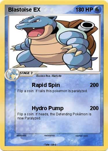 Pokemon Blastoise EX