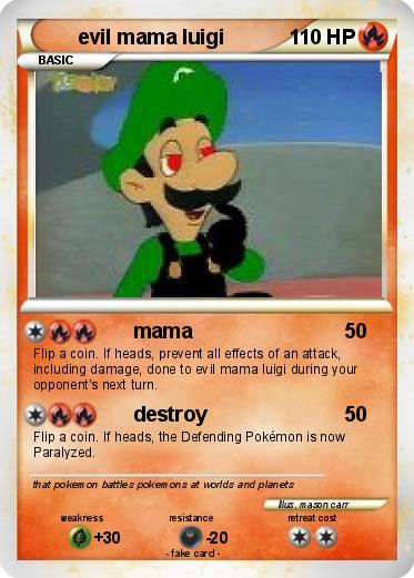 Pokemon evil mama luigi