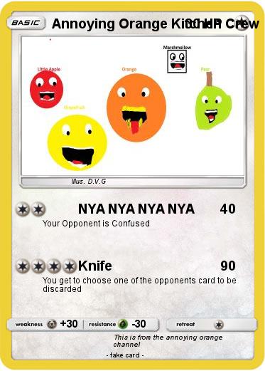 Pokemon Annoying Orange Kitchen Crew