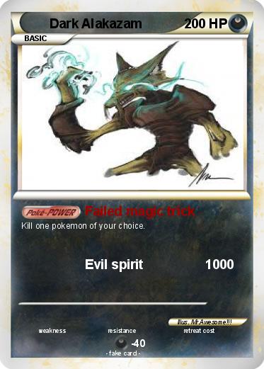 Pokemon Dark Alakazam