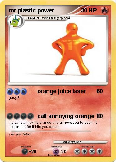 Pokemon mr plastic power