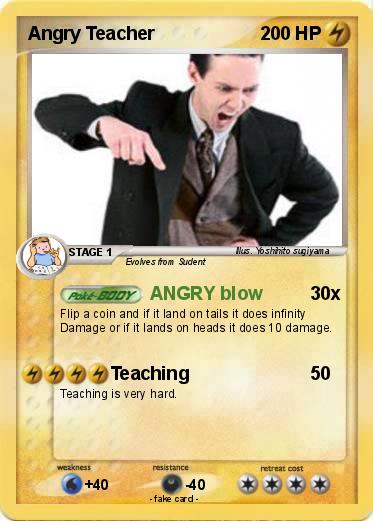 Pokemon Angry Teacher