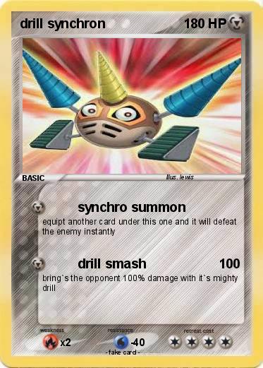 Pokemon drill synchron