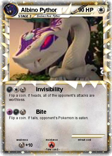 Pokemon Albino Pythor