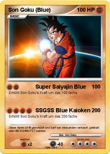 Pokemon Son Goku (Blue)