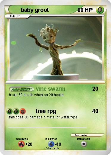 Pokemon baby groot