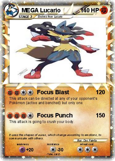 Pokemon MEGA Lucario