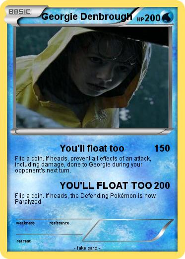 Pokemon Georgie Denbrough Pokemon Georgie Denbrough
