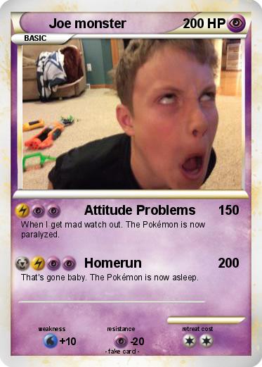 Pokemon Joe monster
