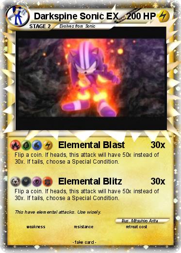 Pokemon Darkspine Sonic EX