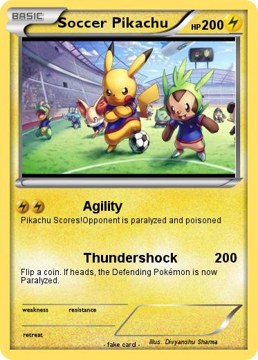 Pokemon Soccer Pikachu
