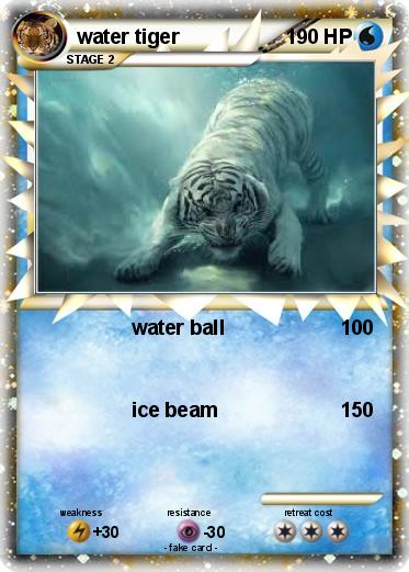 Pokemon water tiger