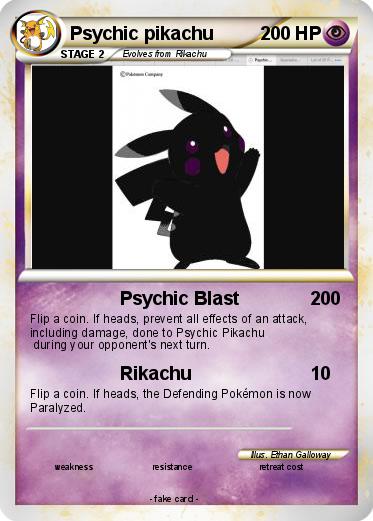 Pokemon Psychic pikachu