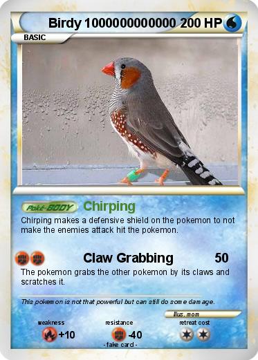 Pokemon Birdy 1000000000000