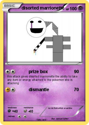 Pokemon disorted marrionette