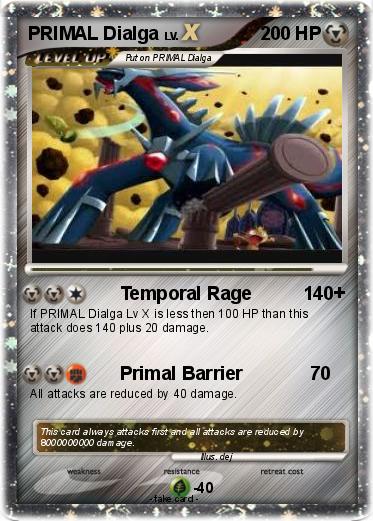 Pokemon PRIMAL Dialga