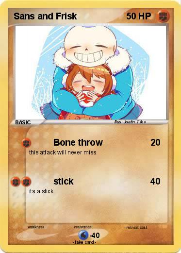 Pokemon Sans and Frisk