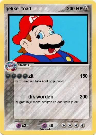 Pokemon gekke  toad