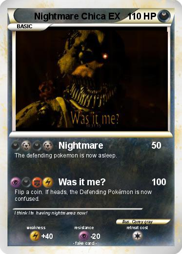 Pokemon Nightmare Chica EX