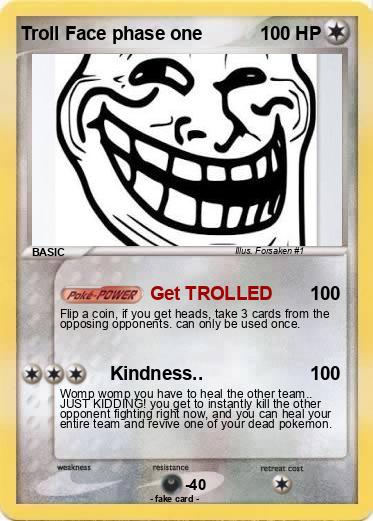 Pokemon Troll Face phase one