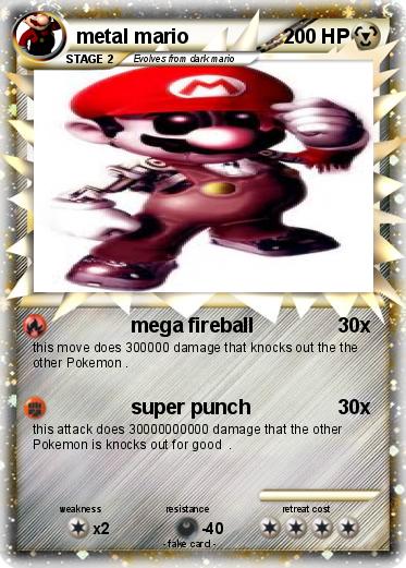 Pokemon metal mario