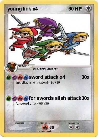 Pokemon young link x4